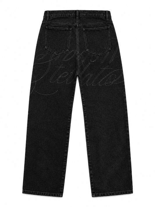 “Luv” Men Stitch Denim
